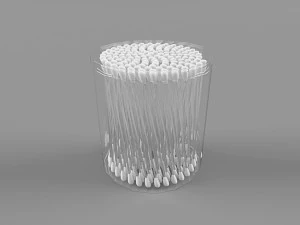 Cotonetes 3d ou cotonete 3d Modelo 3D