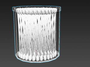 3d cotton buds or 3dcotton swab 3D 모델