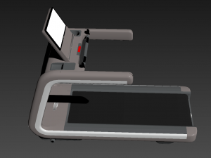 treadmill strength weight fitness active man exercise cardio gym 3Dモデル
