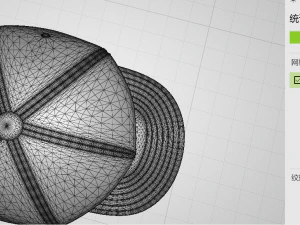 fashion style female hat summer accessory elegance 3D Model