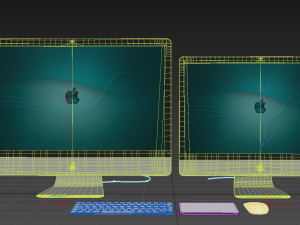 apple macbook mac book new laptop computer technology electronics 3D Model