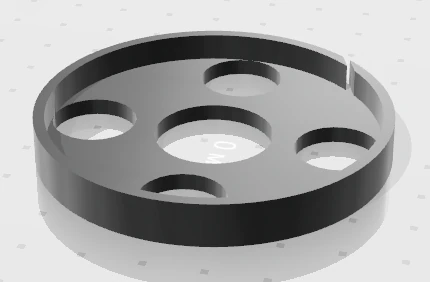 Kassette f&uuml;r Feder Oleo-Mac Sparta 25 3D Druckmodell .c4d .max .obj .3ds .fbx .stl .blend 