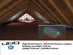 anglo caribbean wood vernacular building 3D Model