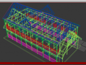 anglo caribbean wood vernacular building 3D Model