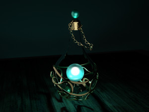bottle magic Modello 3D
