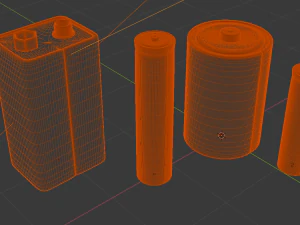 collection battery 3D Model