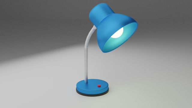 office lamp 3D Model .c4d .max .obj .3ds .fbx .stl .blend 