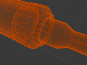 vaccine covid-19 syringe blue Modelo 3D