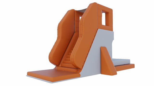 inflatable childrens slide Modello 3D .c4d .max .obj .3ds .fbx .stl .blend 