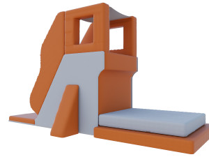 inflatable childrens slide Modello 3D