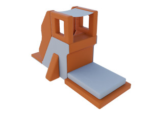 inflatable childrens slide Modello 3D