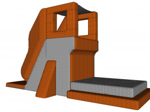 inflatable childrens slide Modello 3D