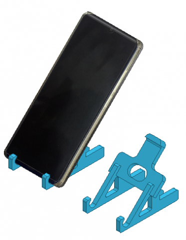 support ski model for smartphones 3D Baskı Modeli .c4d .max .obj .3ds .fbx .stl .blend 