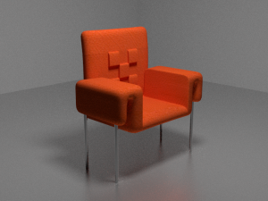 chair futuristic Modèle 3D