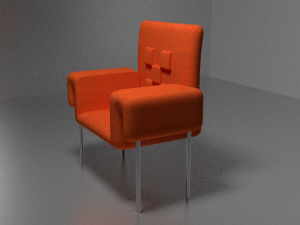 chair futuristic Modelo 3D
