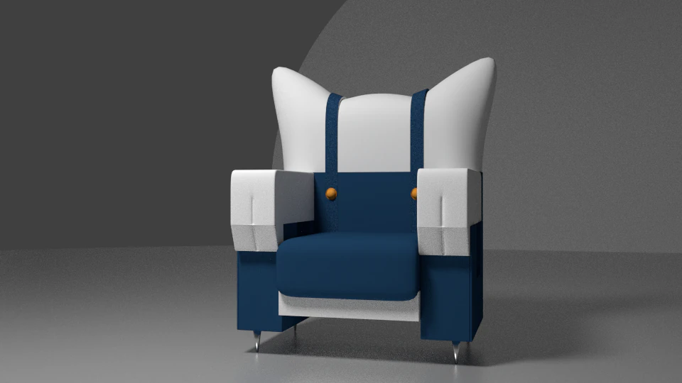 chair unique 3D Model .c4d .max .obj .3ds .fbx .stl .blend 