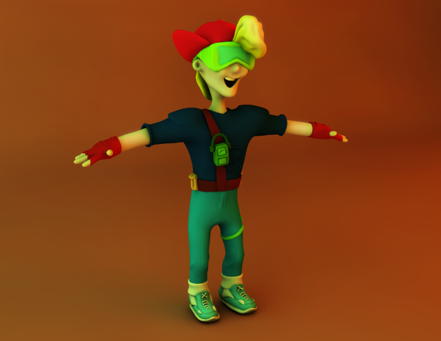 kid vid 3d 3D Model .c4d .max .obj .3ds .fbx .stl .blend 
