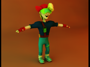 kid vid 3d Model 3D