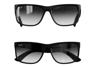 rayban sunglass justin classic 3D मॉडल