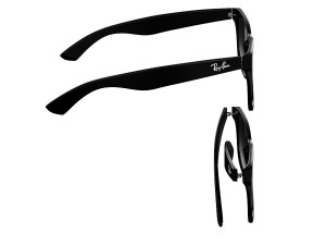 rayban sunglass justin classic 3D मॉडल