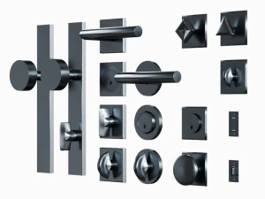 door handle by school house 3D Model