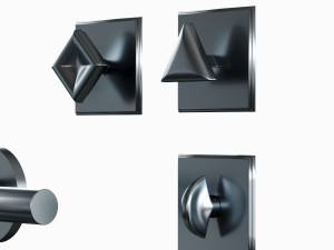 door handle by school house 3D 모델