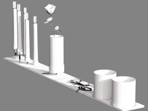 decoration set buster punch 3D 모델