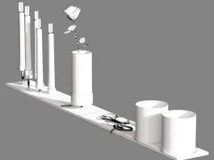 decoration set buster punch 3D Model