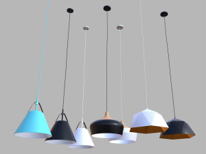 nordic pendant light collection 3D Модель