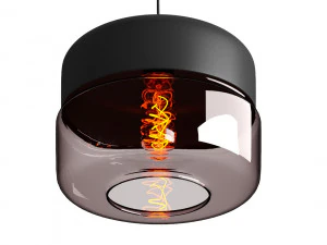 nordic glass pendant light 3D Model
