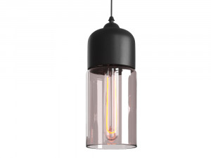 nordic glass pendant light 3D Model