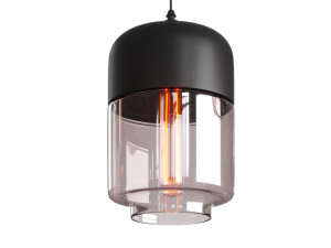 nordic glass pendant light 3D Model