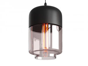 nordic glass pendant light 3D Model
