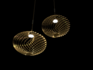 spring pendant light tomdixon 3D मॉडल