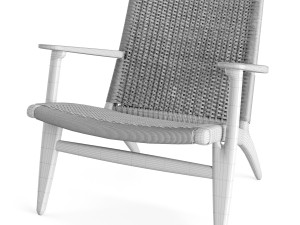CH25 lounge chair Carl hansen 3D Model