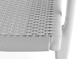 CH25 lounge chair Carl hansen 3D Model