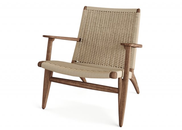 CH25 lounge chair Carl hansen 3D Model .c4d .max .obj .3ds .fbx .stl .blend 