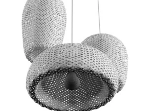 Rattan Pendant Lights vol1 3D Model