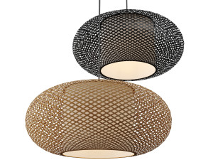 Rattan Pendant Light vol 3 3D Model