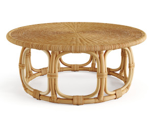 Anguilla Rattan Coffee Table Serena Lily 3D Model