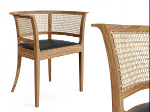 KURSI FAABORG KK96620 oleh Carl Hansen Model 3D
