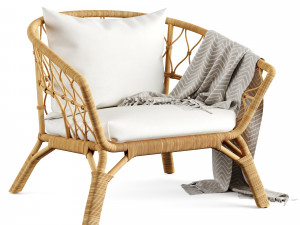 IKEA ALVROS armchair 3D Model in Chair 3DExport