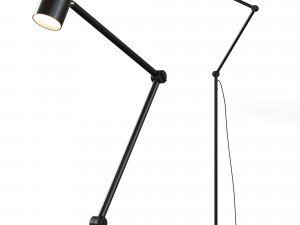 Nymane Floor reading Lamp by IKEA 3D Model