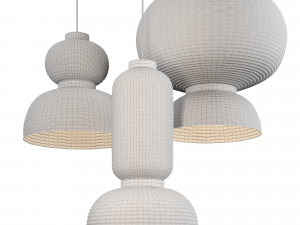 Formakami Paper Pendants by TRADITION Modello 3D