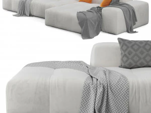 Pixel modular sofa by Saba Vol-1 3D Model