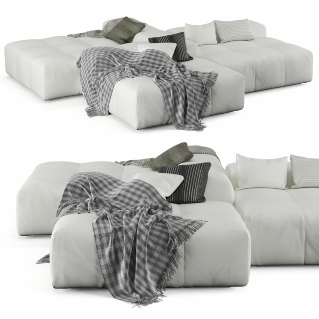 Pixel modular sofa by Saba Vol-2 3D Model .c4d .max .obj .3ds .fbx .stl .blend 