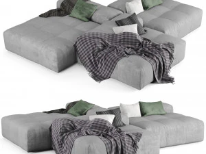 Canap&eacute; modulable Pixel par Saba Vol-2 Modèle 3D