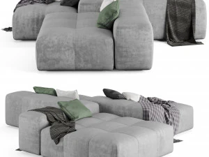 Pixel modular sofa by Saba Vol-2 3D Model