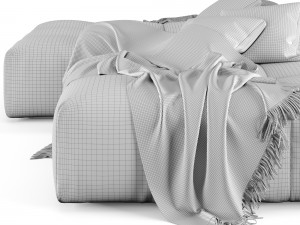 Pixel modular sofa by Saba Vol-2 3D Model