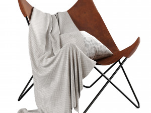 Butterfly Chair 3D मॉडल